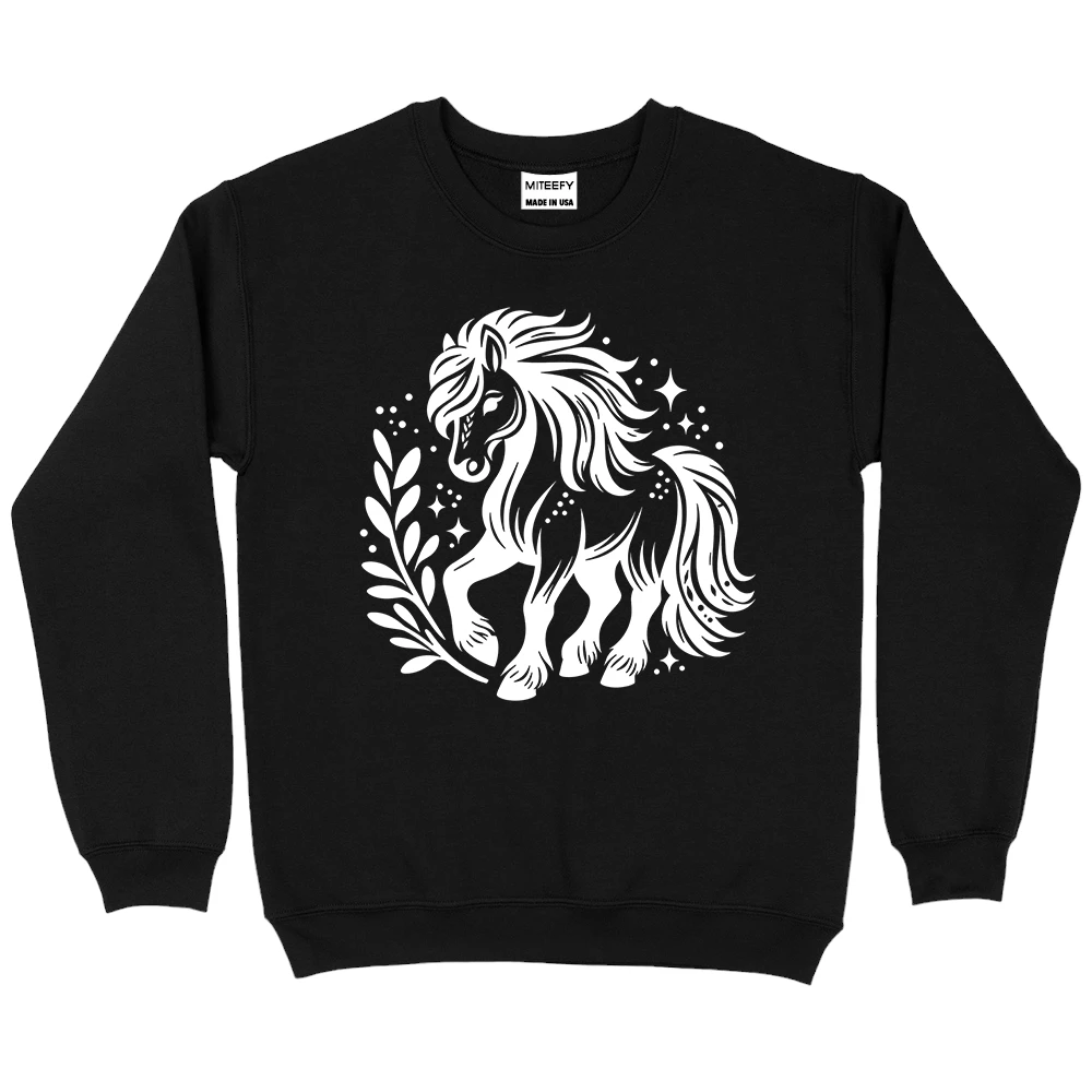 Horse Love Sweatshirt - Black