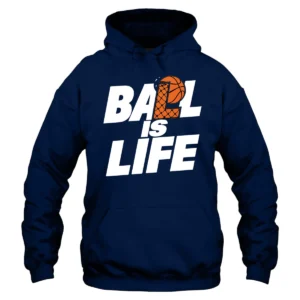 Ball Is Life Hoodie - Navy