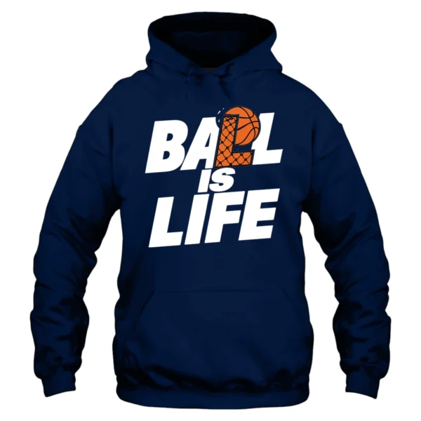 Ball Is Life Hoodie - Navy