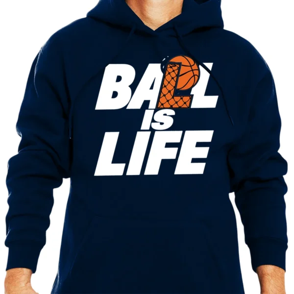 Ball Is Life Hoodie - Navy