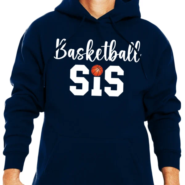 Baseketball Sis Hoodie - Navy