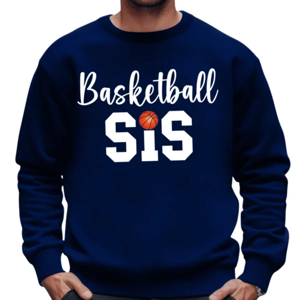 Baseketball Sis Sweatshirt - Navy
