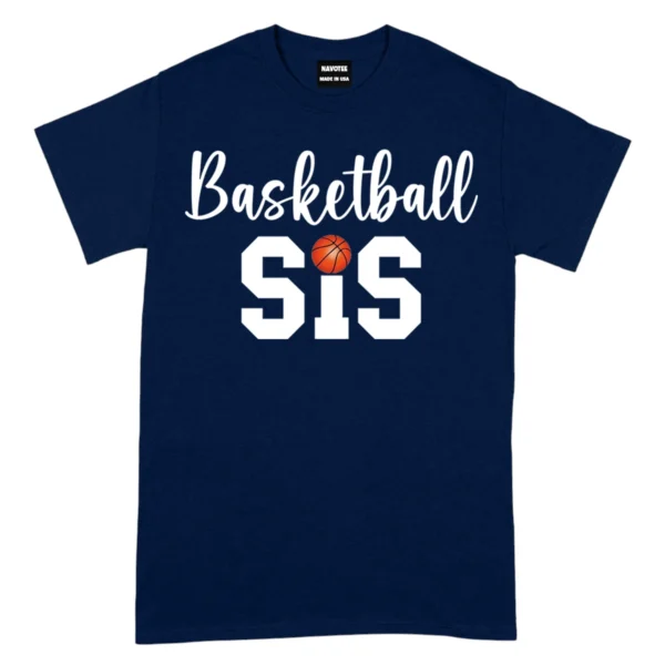 Baseketball Sis Tshirts - Navy