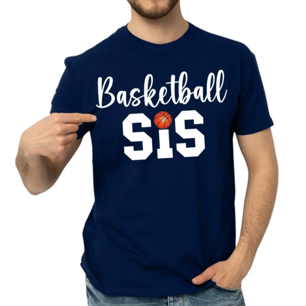 Baseketball Sis Tshirts - Navy