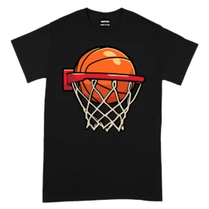 I Love Play Baseketball Tshirts - Black