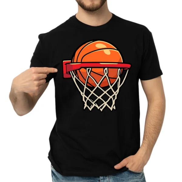 I Love Play Baseketball Tshirts - Black