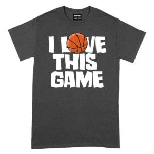 I Love This Game Baseketball Tshirts - DarkGrey