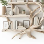 Mid Century Bookcase Corner Wall Shelf Handmade Furniture Shelves On Wall