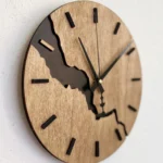 Handcrafted Poplar Wall Clock - Modern Wood & Home Decor