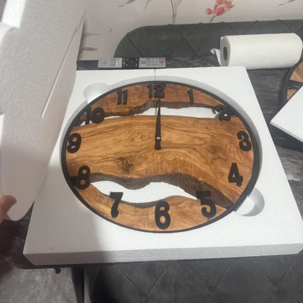 Handmade Olive Wood Wall Clock That Elevates Every Hour