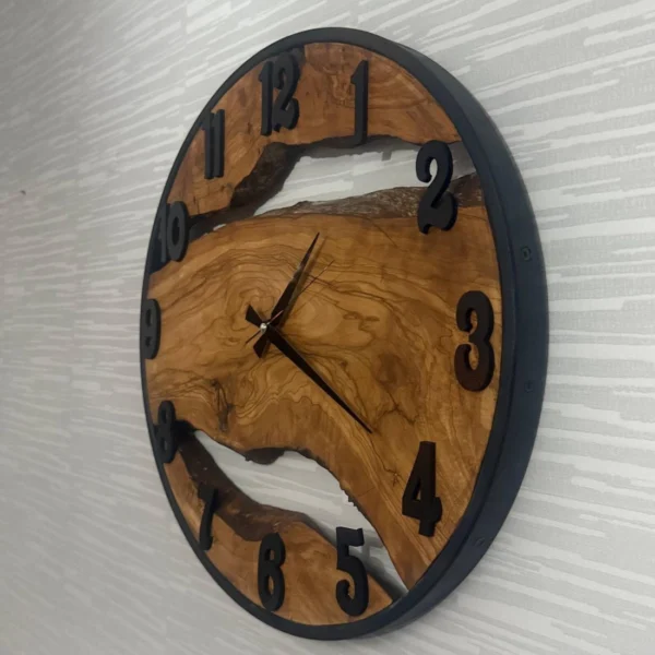 Handmade Olive Wood Wall Clock That Elevates Every Hour