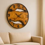 Handmade Olive Wood Wall Clock That Elevates Every Hour