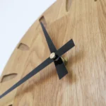 Oak Wooden Wall Clock - Modern Home Decor
