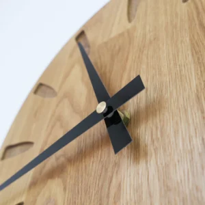 Oak Wooden Wall Clock – Modern Home Decor2