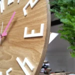 Unique Oak Wall Clock That’s Both Functional and Fabulous