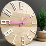 Unique Oak Wall Clock That’s Both Functional and Fabulous