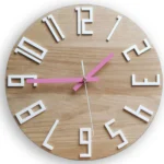 Unique Oak Wall Clock That’s Both Functional and Fabulous